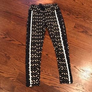 The Upside activewear leggings xs black print